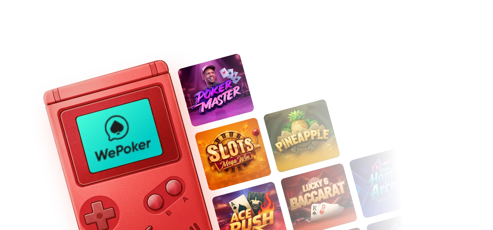 WePoker 官方客户端下载设备与游戏入口展示